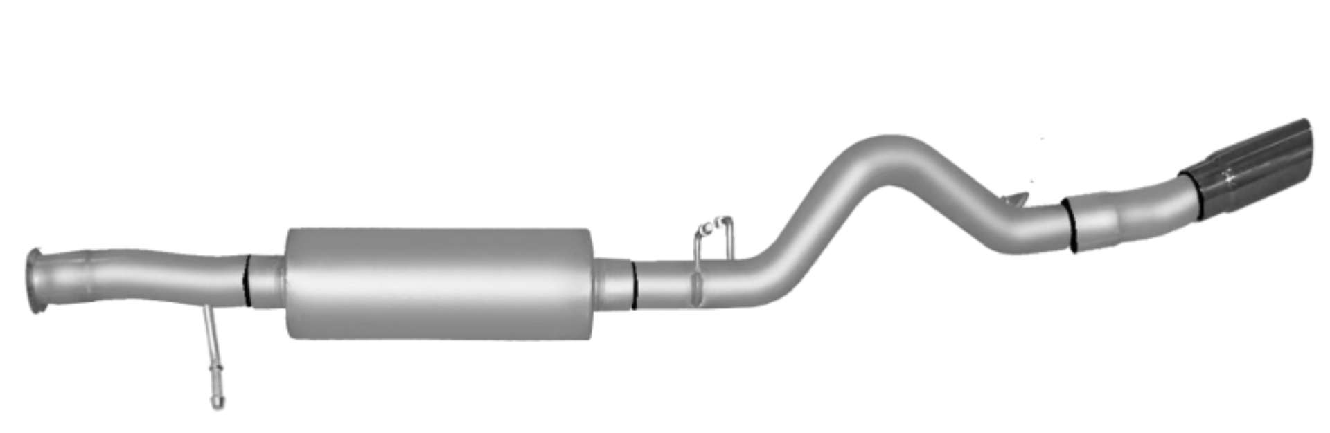 Picture of Gibson 11-14 Cadillac Escalade Base 6-2L 3-5in-3in Cat-Back Single Exhaust - Stainless