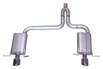 Picture of Gibson 07-08 Chrysler Pacifica Touring 4-0L 2-5in Cat-Back Dual Split Exhaust - Stainless