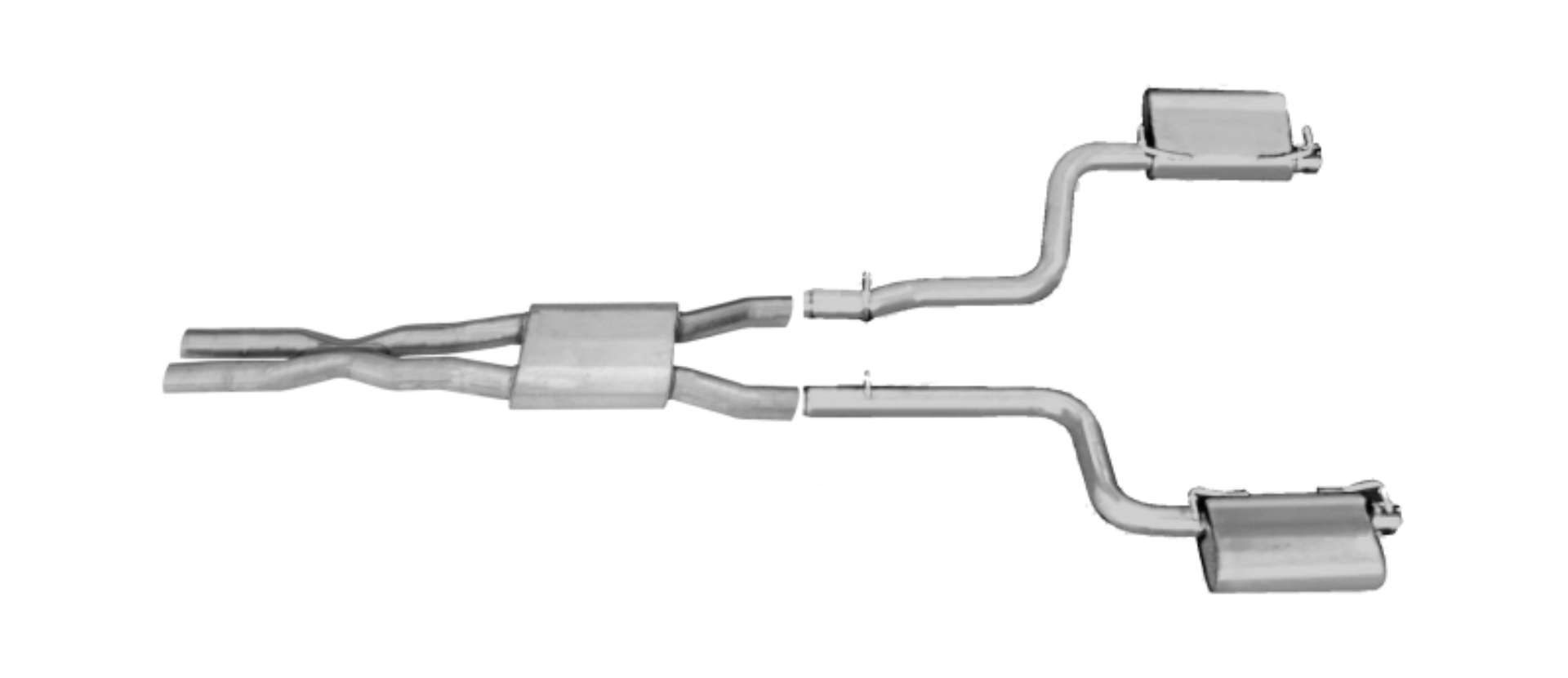 Picture of Gibson 11-15 Dodge Challenger SXT 3-6L 2-5in Cat-Back Dual Exhaust - Stainless