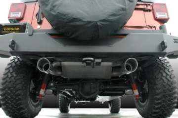 Picture of Gibson 12-17 Jeep Wrangler JK Sport 3-6L 2-5in Cat-Back Dual Split Exhaust - Stainless