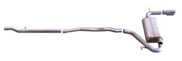 Picture of Gibson 07-13 Jeep Patriot LImited 2-4L 2-25in Cat-Back Single Exhaust - Stainless