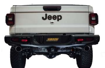 Picture of Gibson 20-22 Jeep Gladiator JT Rubicon 3-6L 3in-2-5in Cat-Back Dual Split Exhaust - Stainless