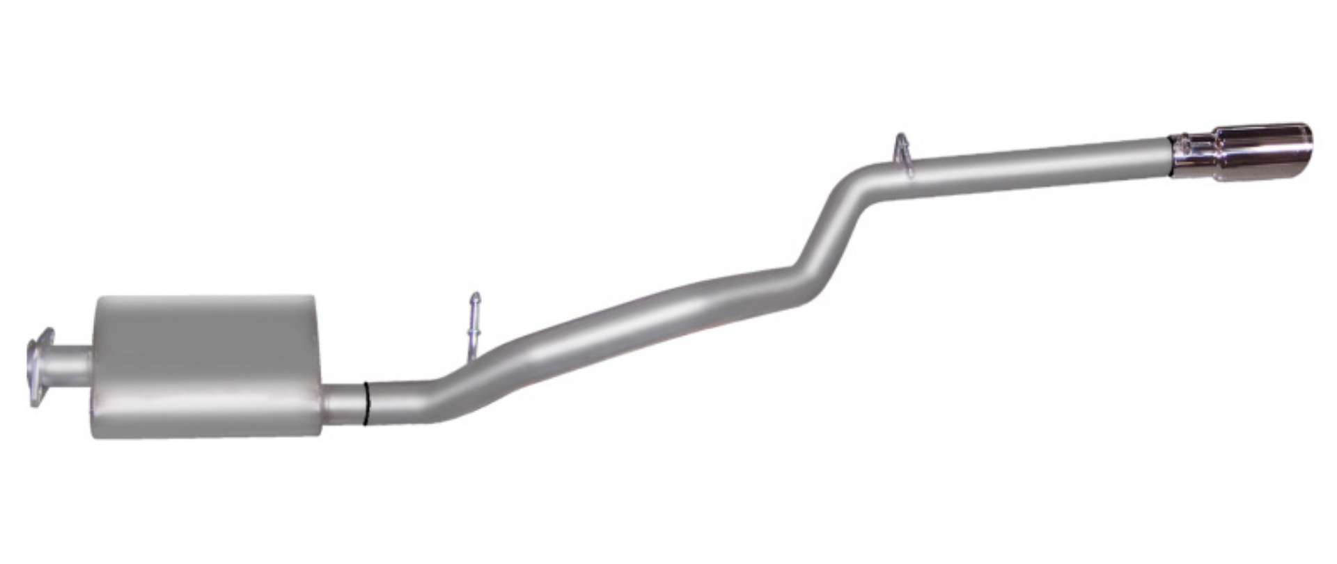 Picture of Gibson 00-04 Jeep TJ Sahara 4-0L 2-25in Cat-Back Single Exhaust - Stainless