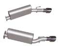 Picture of Gibson 05-06 Pontiac GTO Base 6-0L 2-5in Axle-Back Dual Exhaust - Stainless