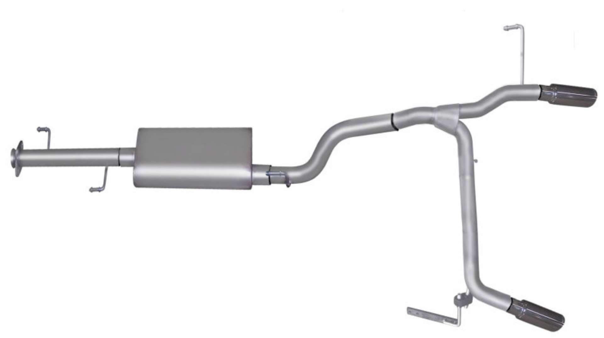 Picture of Gibson 07-14 Toyota FJ Cruiser Base 4-0L 2-5in Cat-Back Dual Split Exhaust - Stainless