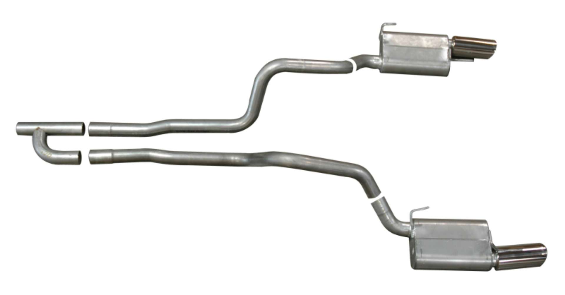 Picture of Gibson 05-10 Ford Mustang Base 4-0L 2-5in Cat-Back Dual Exhaust - Stainless