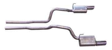 Picture of Gibson 05-10 Ford Mustang GT 4-6L 2-5in Cat-Back Dual Exhaust - Stainless