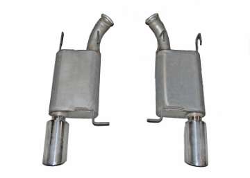 Picture of Gibson 11-14 Ford Mustang GT 5-0L 2-5in Axle-Back Dual Exhaust - Stainless