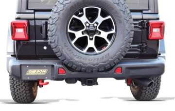 Picture of Gibson 18-22 Jeep Wrangler JL Rubicon 3-6L 2-5in Cat-Back Single Exhaust - Black Elite Ceramic