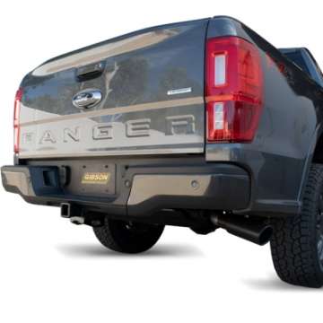 Picture of Gibson 19-22 Ford Ranger Lariat 2-3L 3in Cat-Back Single Exhaust - Black Elite