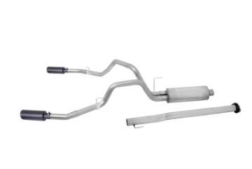 Picture of Gibson 11-19 Chevrolet Silverado 2500 HD LT 6-0L 3in Cat-Back Dual Split Exhaust - Black Elite