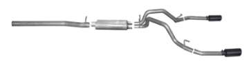 Picture of Gibson 14-19 Cadillac Escalade ESV Base 6-2L 3-5in-2-25in Cat-Back Dual Split Exhaust - Black Elite