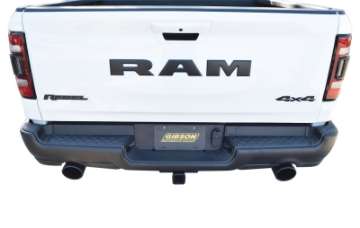 Picture of Gibson 2019 Ram 1500 Laramie 5-7L 2-5in Cat-Back Dual Split Exhaust - Black Elite