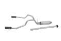 Picture of Gibson 15-19 Ford F-150 XL 5-0L 3in-2-5in Cat-Back Dual Split Exhaust - Black Elite