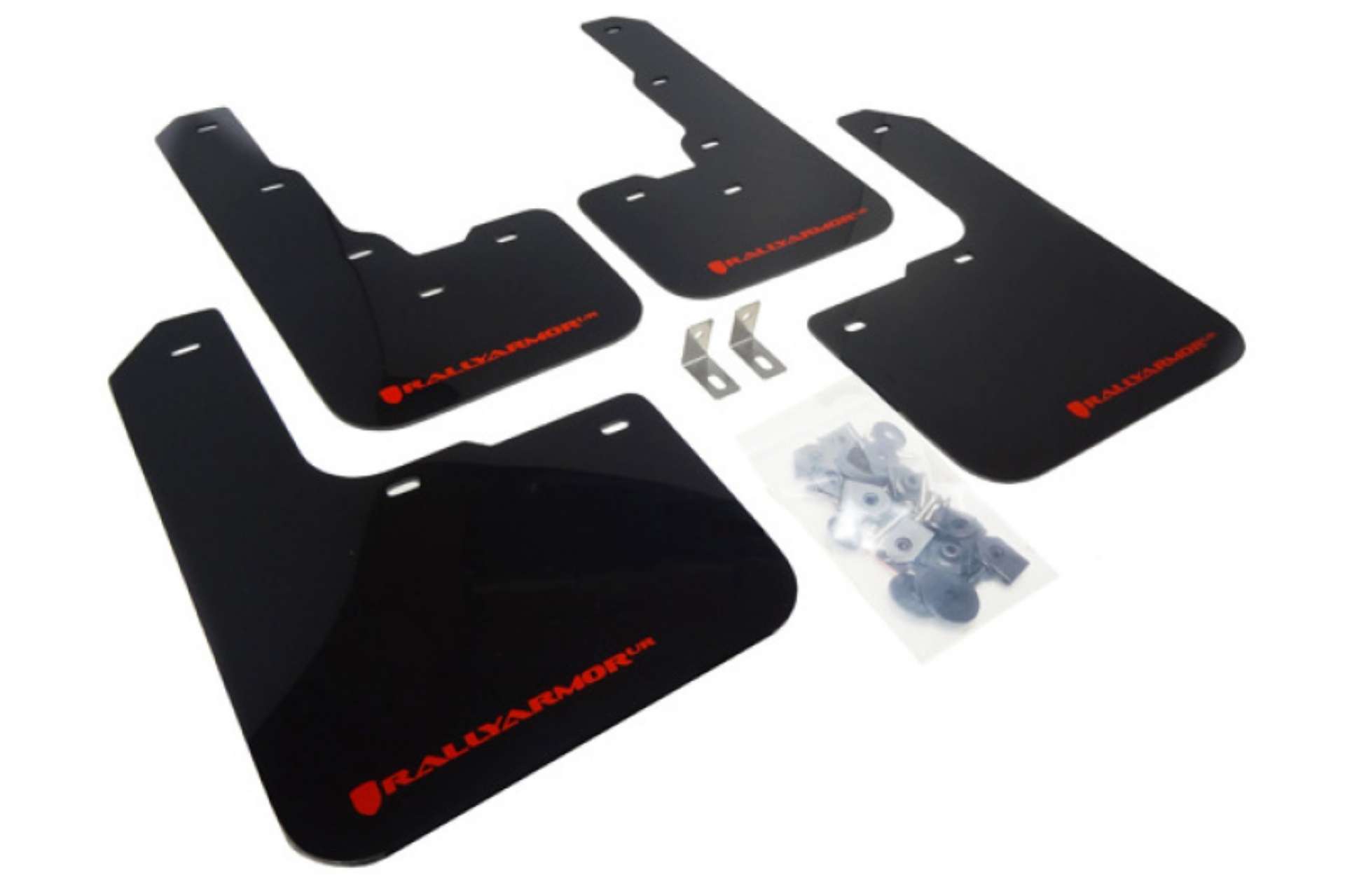 Picture of Rally Armor 13-16 Dodge Dart Black UR Mud Flap w- Red Logo