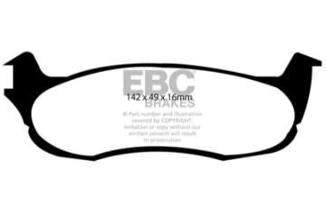 Picture of EBC 00-01 Ford Expedition 4-6 2WD Greenstuff Rear Brake Pads