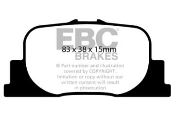 Picture of EBC 00-01 Lexus ES300 3-0 Redstuff Rear Brake Pads