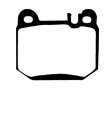 Picture of EBC 00-01 Mercedes-Benz M-Class ML ML430 4-3 Ultimax2 Rear Brake Pads