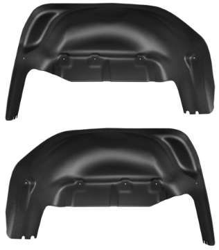 Picture of Husky Liners 19-23 GMC Sierra 1500 Black Rear Wheel Well Guards