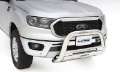 Picture of Lund 2019 Ford Ranger Bull Bar w-Light & Wiring - Polished Stainless