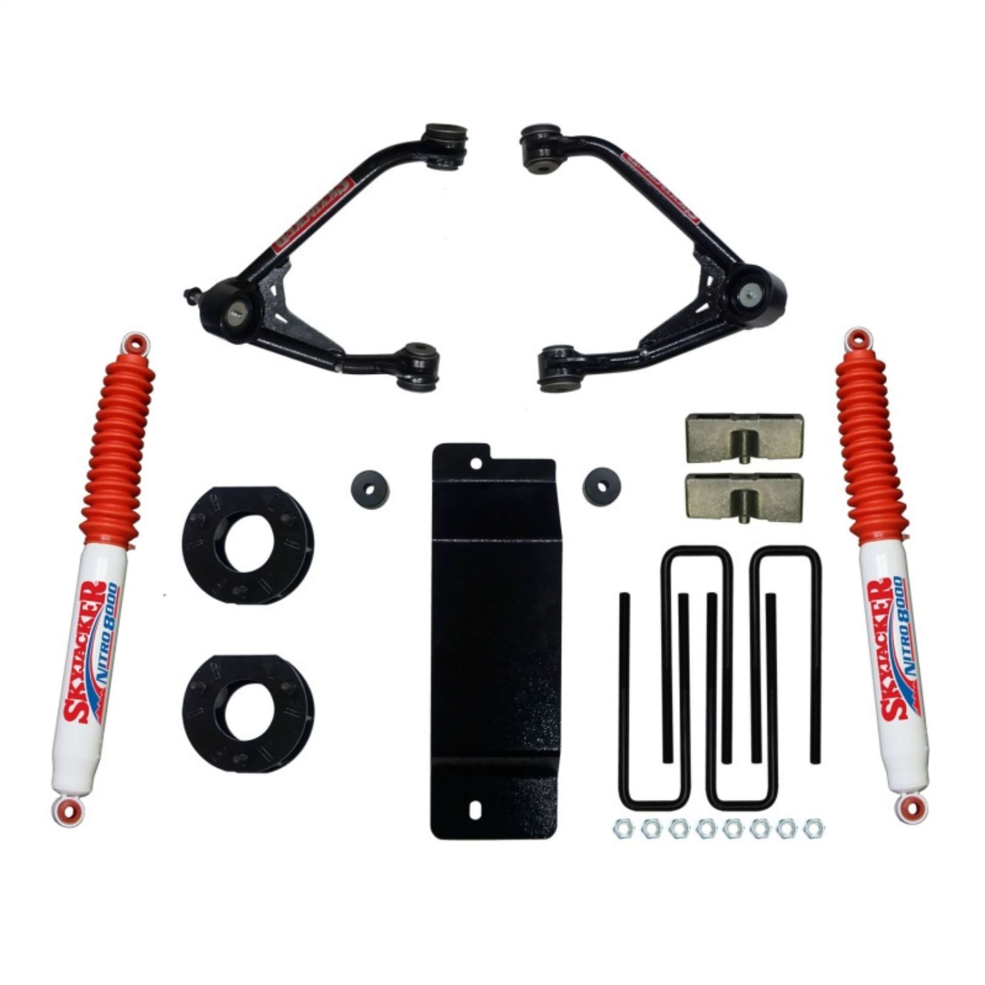 Picture of Skyjacker 2007-2013 GM 1500 4WD 3-5-4in UCA Lift Kit w-Rear Nitro 8000 Shocks