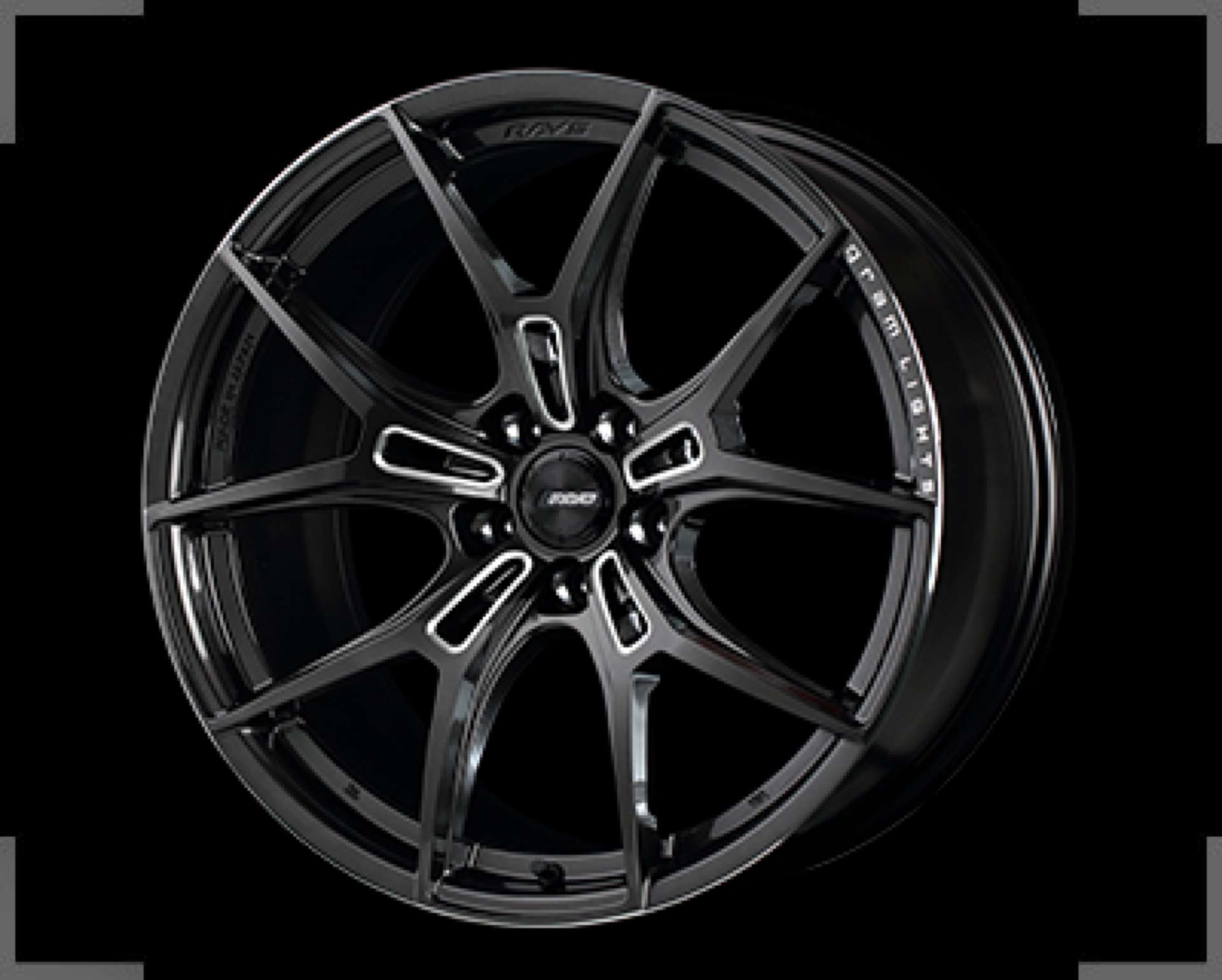 Picture of Gram Lights 57FXZ 19x8-0 +45 5-100 Super Dark Gunmetal & Machining Rim Edge DC Wheel