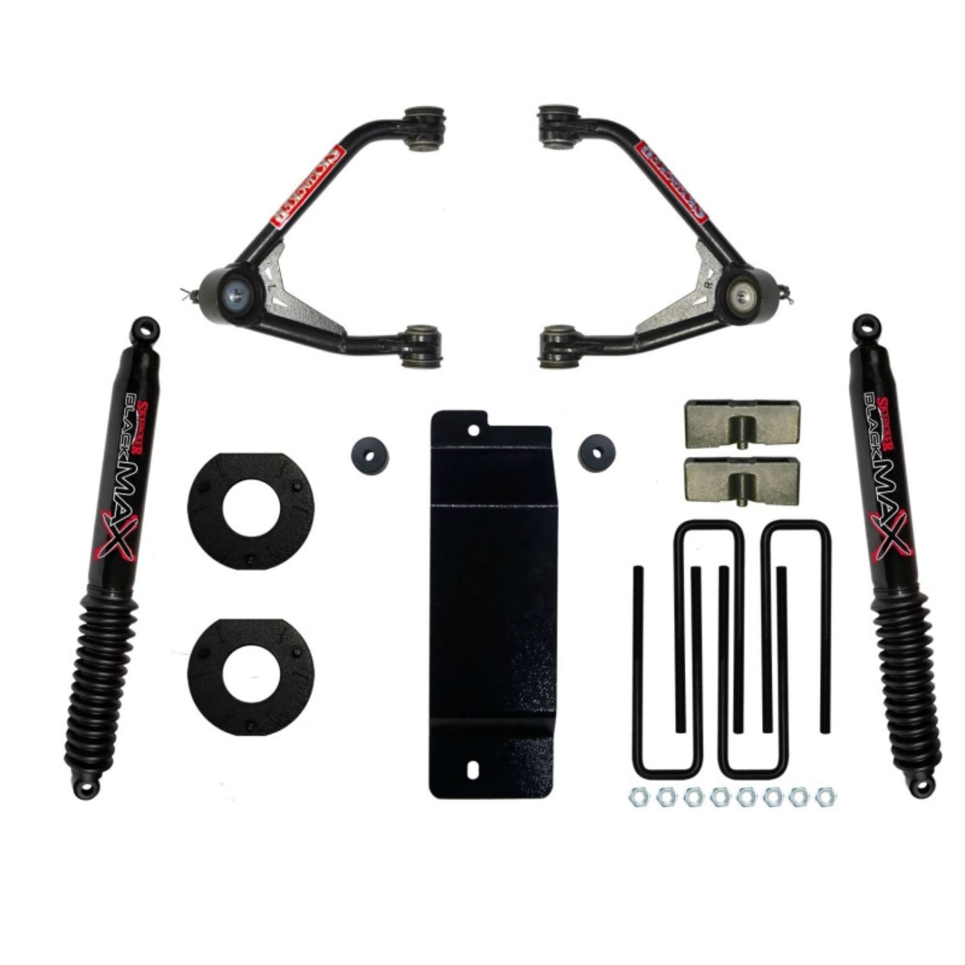 Picture of Skyjacker 2017-2018 GM 1500 4WD 3-5-4in UCA Lift Kit w-Rear Black Max B8500 Shocks