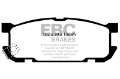 Picture of EBC 01-03 Mazda Miata MX5 1-8 Sports Suspension Redstuff Rear Brake Pads