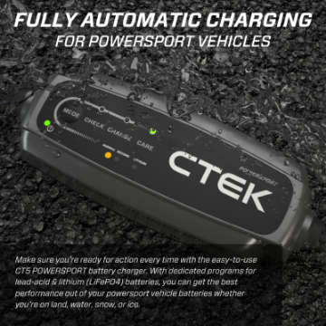 Picture of CTEK Battery Charger - CT5 Powersport - 2-3A