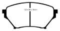 Picture of EBC 01-03 Mazda Miata MX5 1-8 Sports Suspension Yellowstuff Front Brake Pads