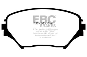 Picture of EBC 01-03 Toyota RAV 4 2-0 Greenstuff Front Brake Pads