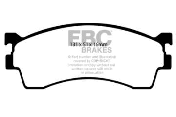 Picture of EBC 01-04 Mazda Protege 2-0 Rear Drums Ultimax2 Front Brake Pads