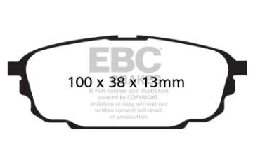 Picture of EBC 01-04 Mazda Protege 2-0 Rear Rotors Ultimax2 Rear Brake Pads