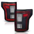 Picture of ANZO 15-17 Ford F-150 LED Taillights Black w- Sequential