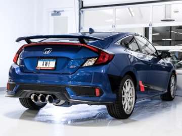 Picture of AWE Tuning 2016+ Honda Civic Si Touring Edition Exhaust w-Front Pipe & Triple Chrome Silver Tips