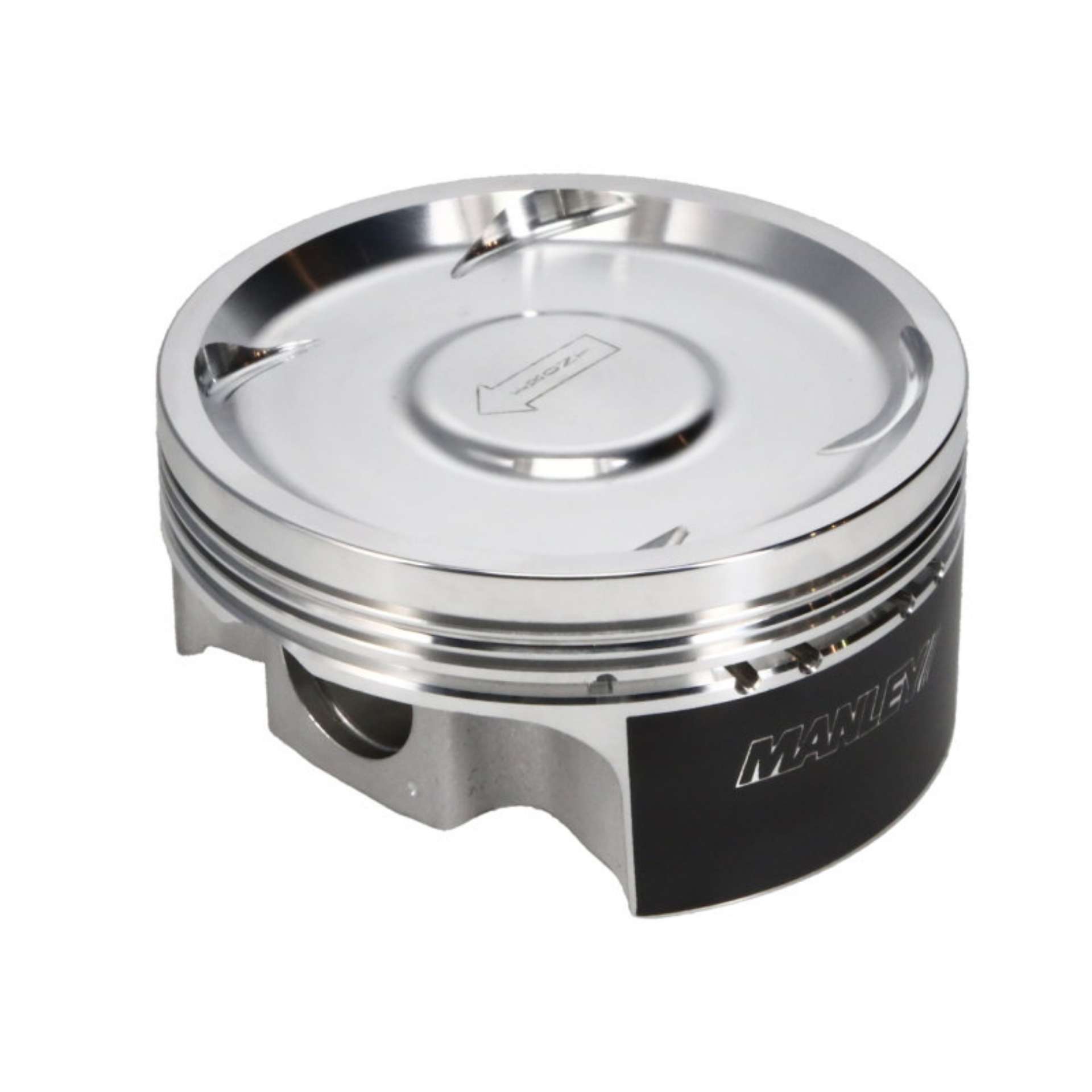 Picture of Manley 04+ Subaru WRX-STI EH257 99-50mm Bore STD Size 8-5:1 Dish Piston Set - Single Piston