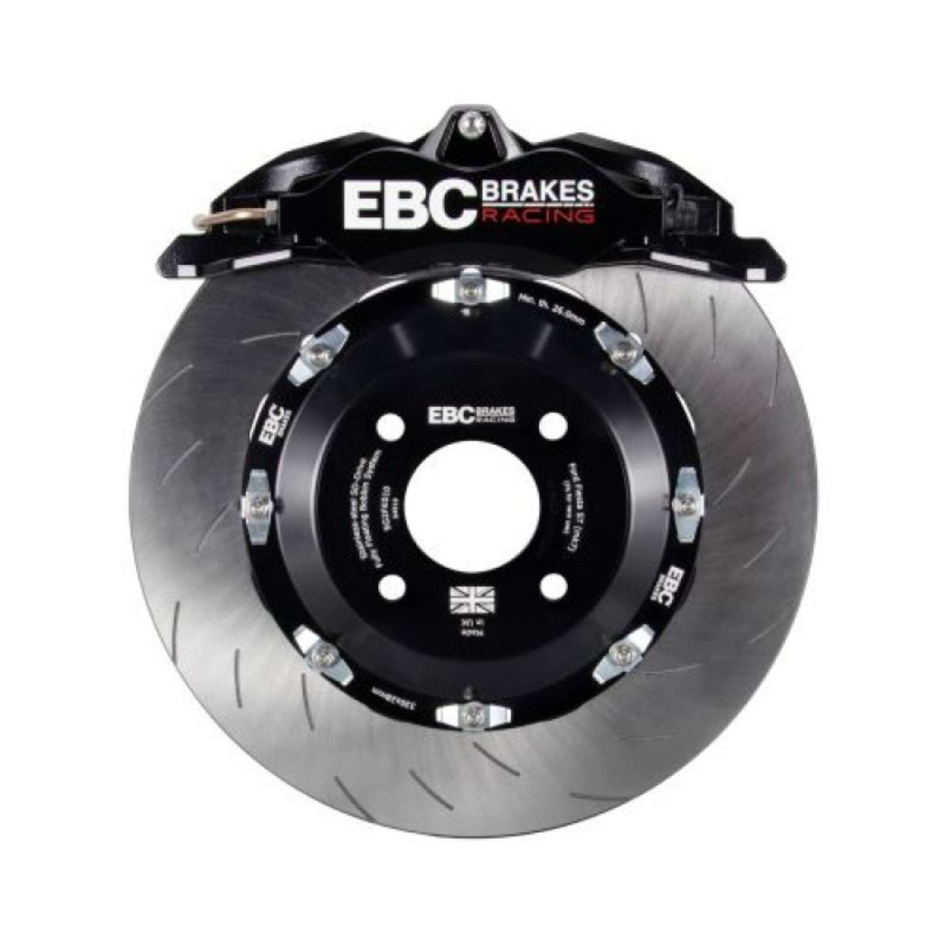 Picture of EBC Racing 03-12 Mazda RX-8 Black Apollo-4 Calipers 330mm Rotors Front Big Brake Kit