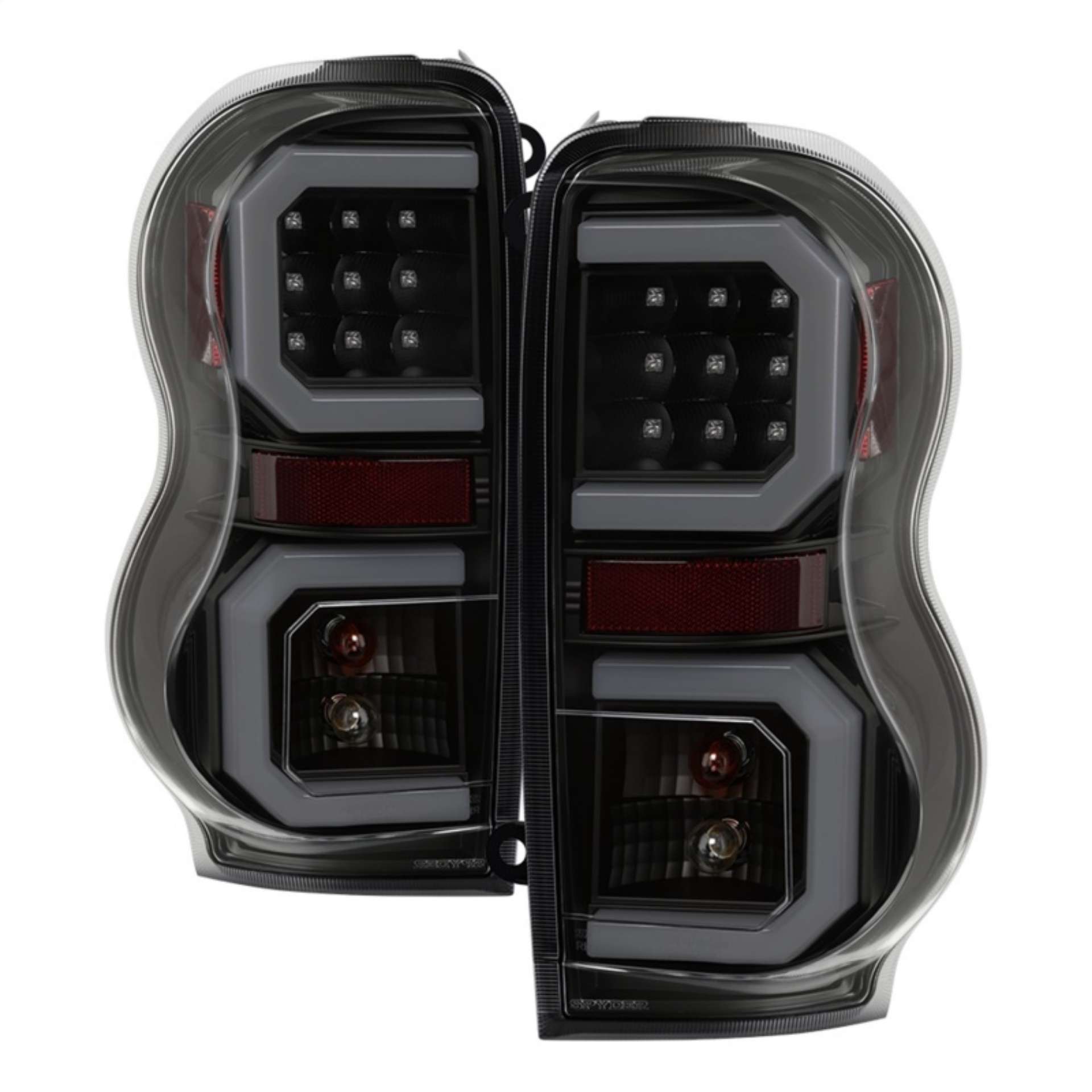 Picture of Spyder 04-09 Dodge Durango LED Tail Lights - Black Smoke ALT-YD-DDU04-LED-BSM