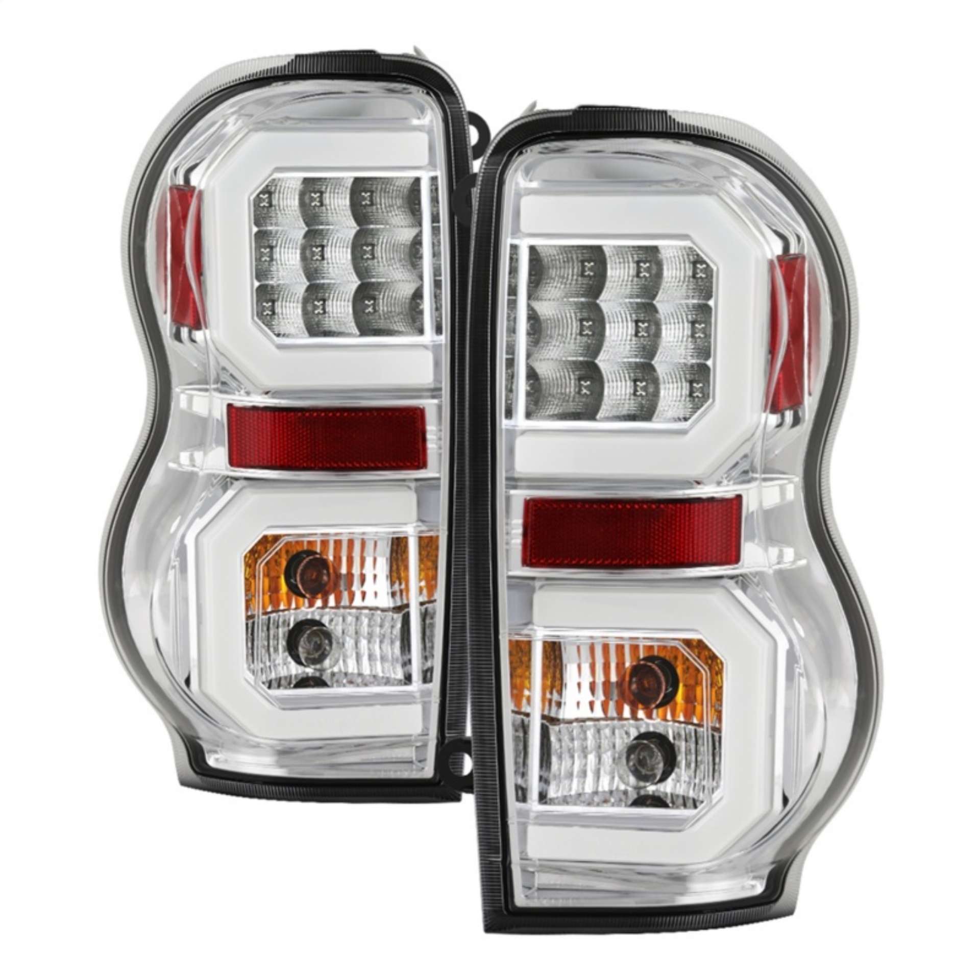 Picture of Spyder 04-09 Dodge Durango LED Tail Lights - Chrome ALT-YD-DDU04-LED-C