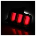 Picture of Spyder 05-09 Ford Mustang Red Light Bar LED Tail Lights - Black ALT-YD-FM05V3-RBLED-BK