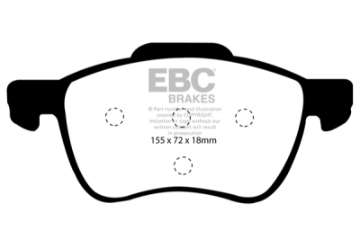 Picture of EBC 01-05 Volvo S60 2-3 Turbo T5 Greenstuff Front Brake Pads