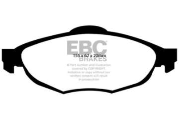 Picture of EBC 01-06 Chrysler Sebring Sedan 2-4 Ultimax2 Front Brake Pads