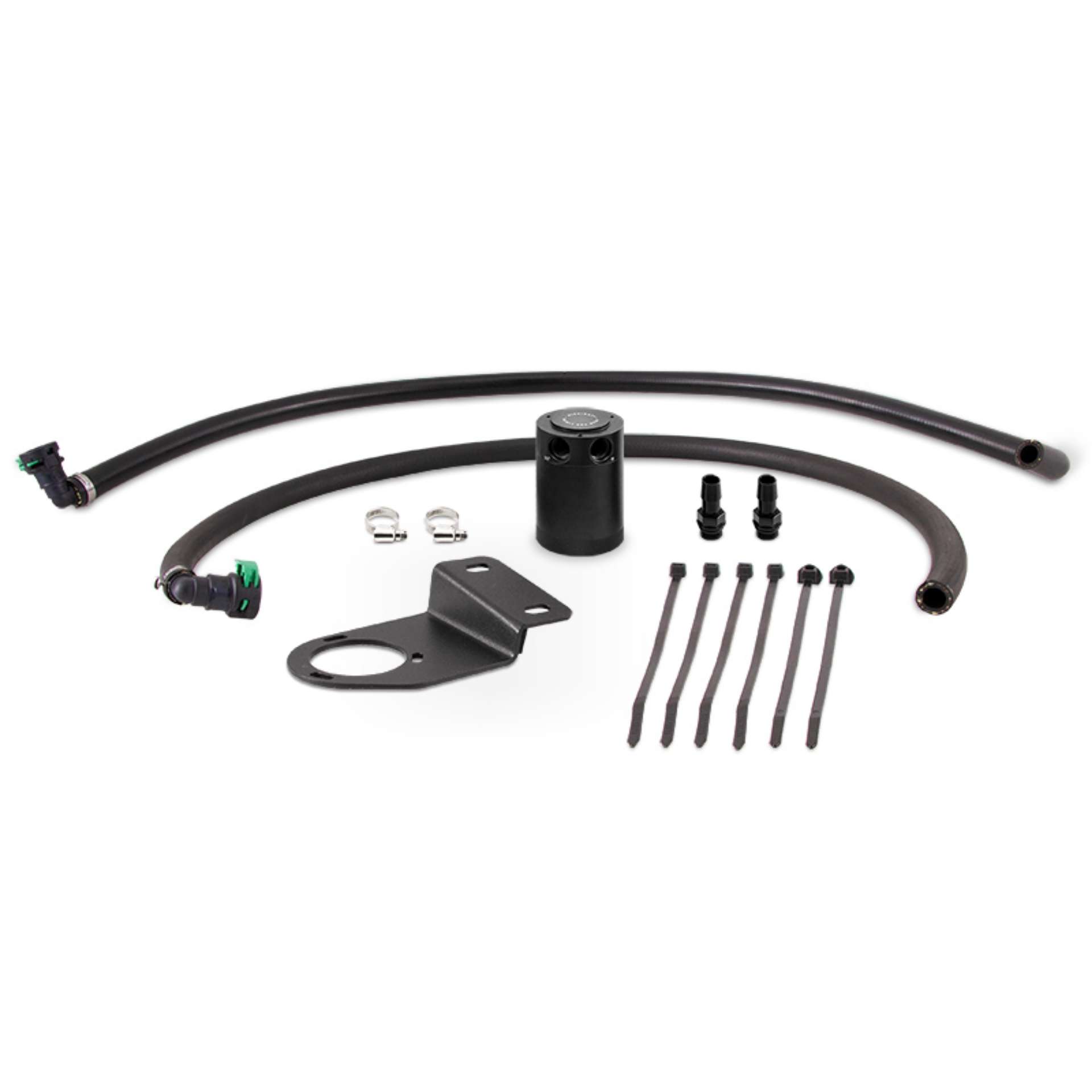 Picture of Mishimoto 19+ Ford Ranger Baffled Oil Catch Can Kit - Black