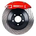 Picture of StopTech 05-10 Ford Mustang ST-40 355x32mm Red Caliper Drilled Rotors Front Big Brake Kit