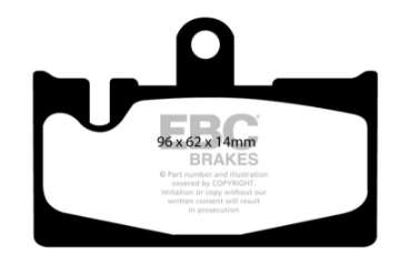 Picture of EBC 01-06 Lexus LS430 4-3 Greenstuff Rear Brake Pads