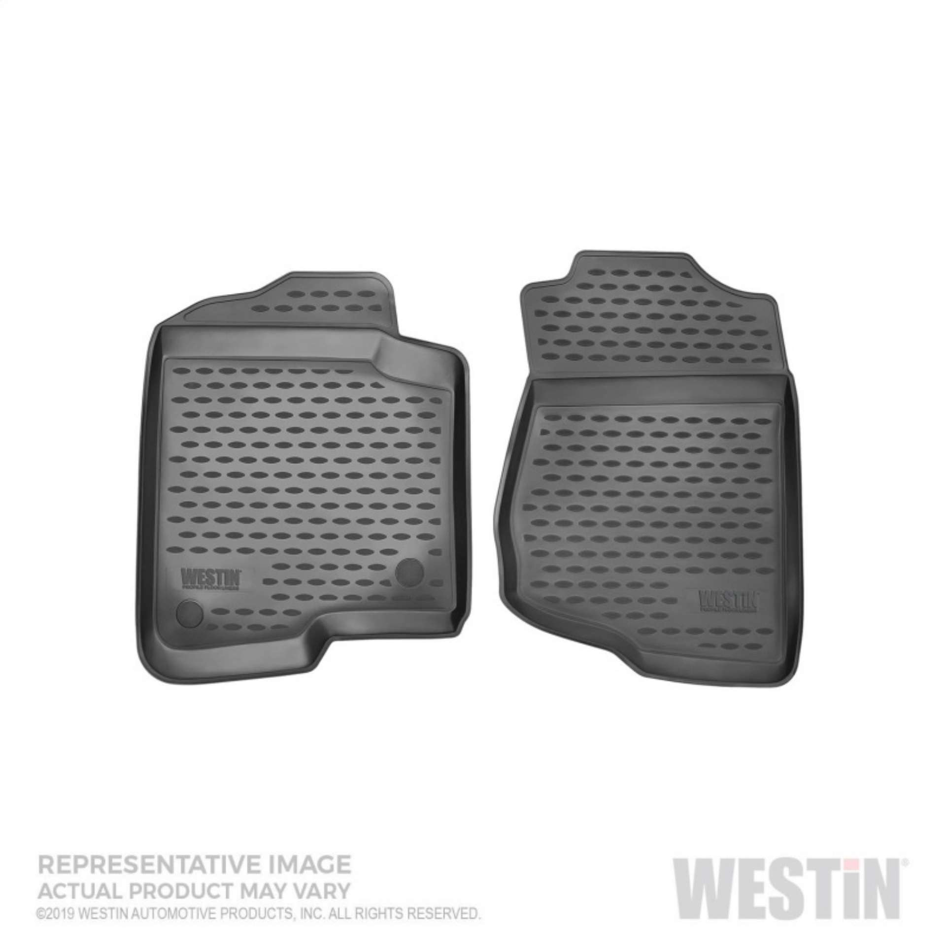 Picture of Westin 15-20 Chevrolet Colorado - 15-20 GMC Canyon Profile Floor Liners Front Row - Black