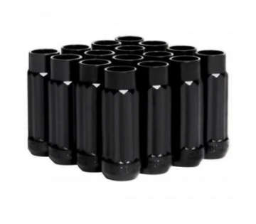 Picture of BLOX Racing 12-Sided P17 Tuner Lug Nuts 12x1-5 - Black Steel - Set of 16