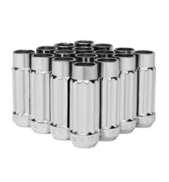 Picture of BLOX Racing 12-Sided P17 Tuner Lug Nuts 12x1-25 - Chrome Steel - Set of 16