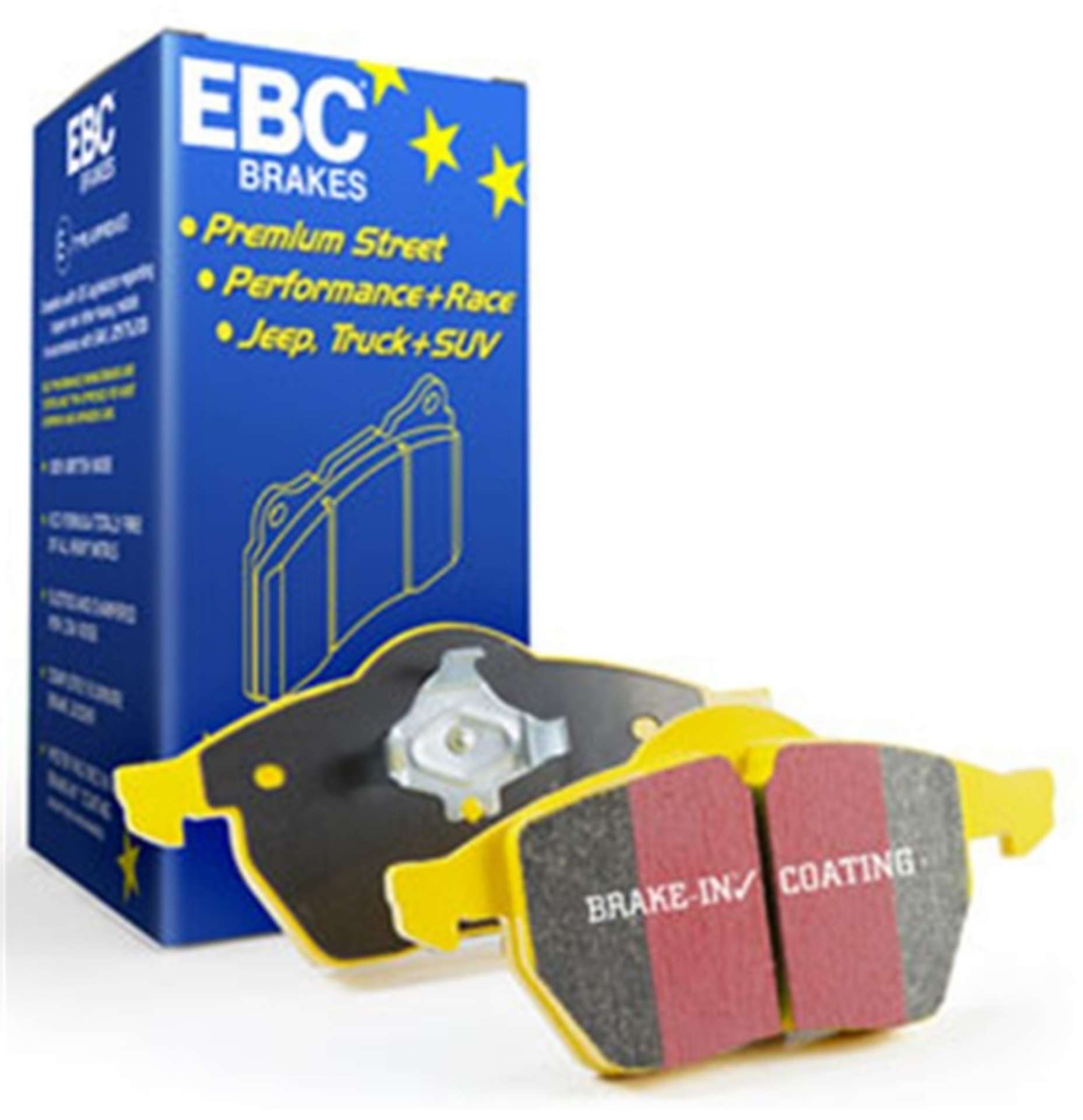 Picture of EBC 01-07 Chrysler Town & Country 3-3 Rear Rotors Yellowstuff Rear Brake Pads