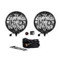 Picture of KC HiLiTES SlimLite 6in- LED Light 50w Spot Beam Pair Pack System - Black